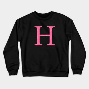 Pink H Crewneck Sweatshirt